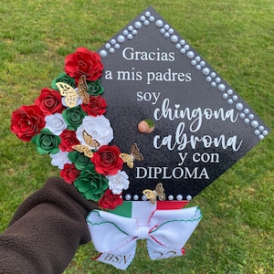 Mexican cap topper | Grad cap | Custom Grad Cap |  | grad cap topper | graduation cap | Cap topper | Custom grad cap | Decorated grad caps