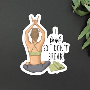 Yoga' Sticker