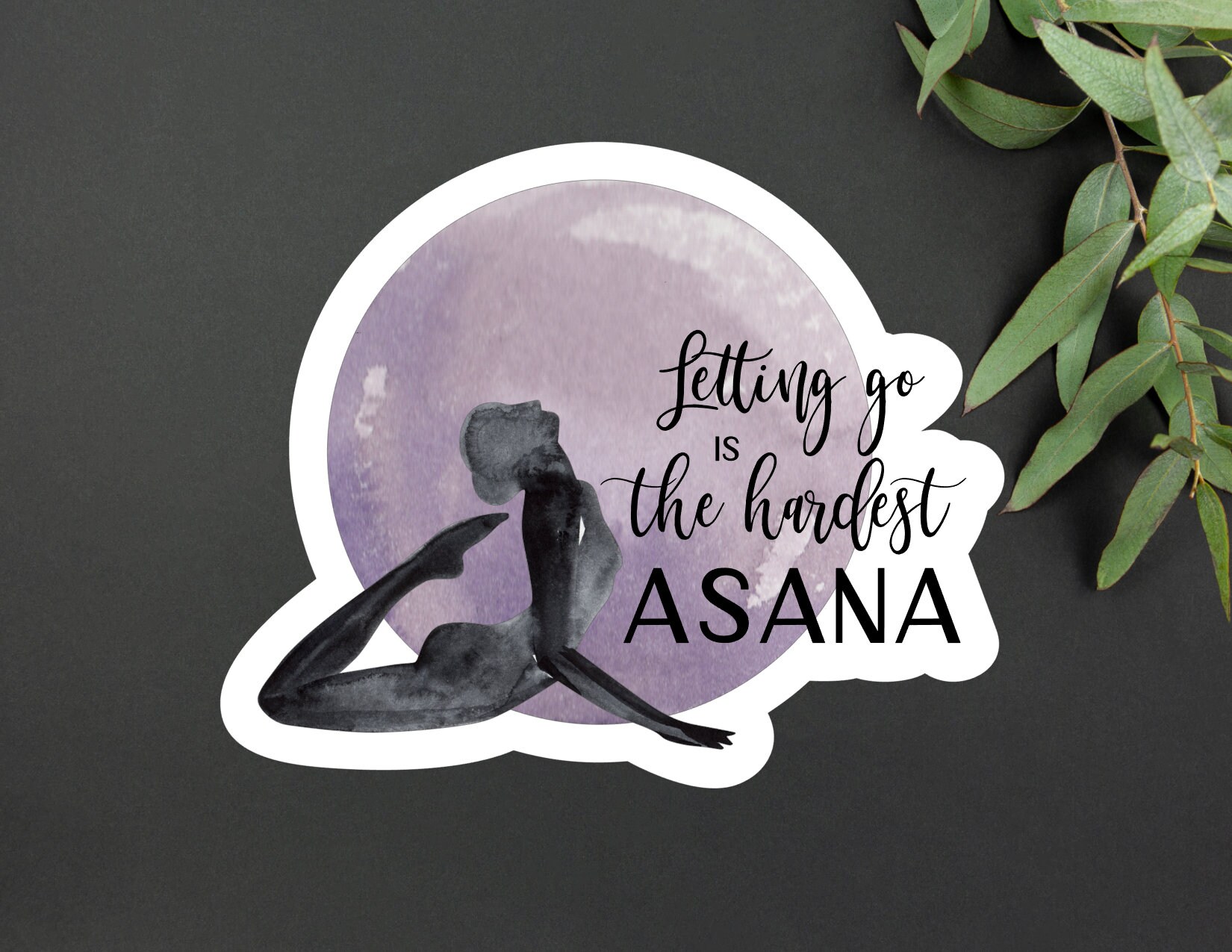 Sticker Let Go Yoga Quotes About Letting Go