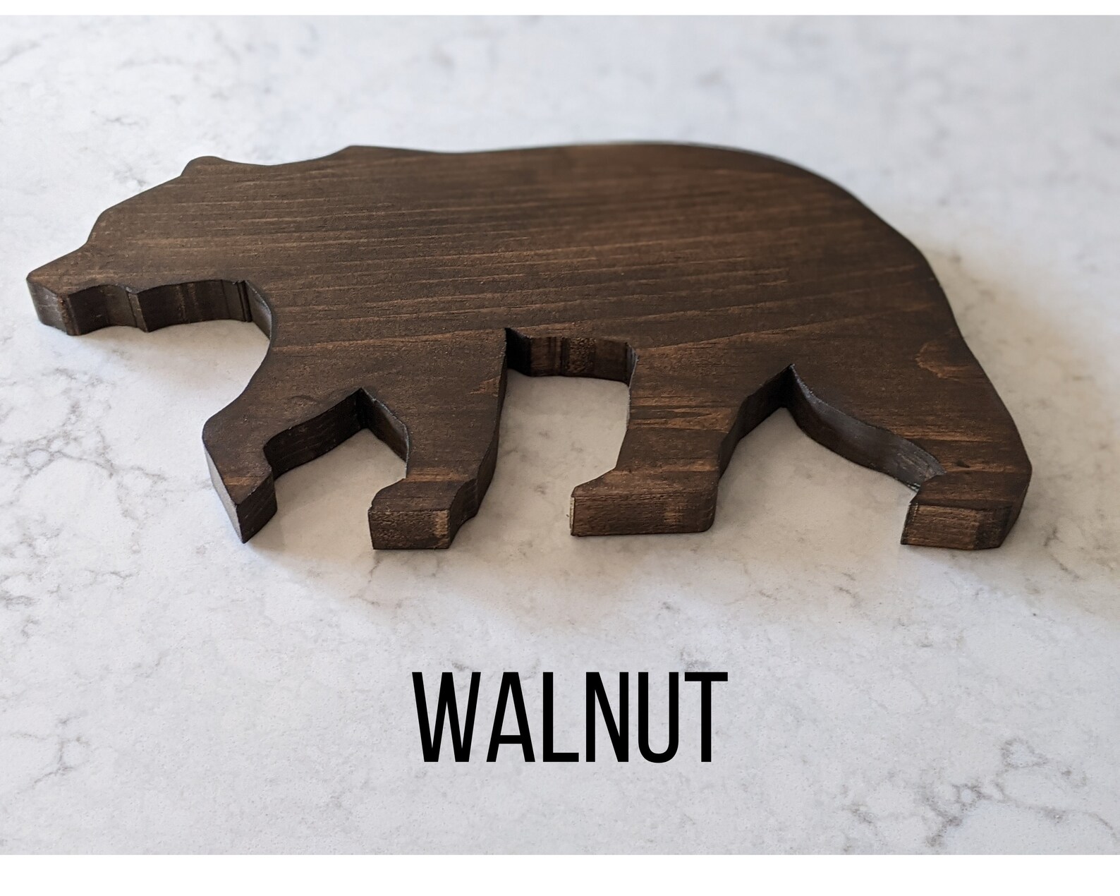 Wooden Bear Wall Hanging Rustic Wood Bear Wall Decor Brown Etsy