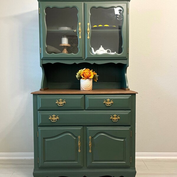 Kitchen With Hutch Etsy