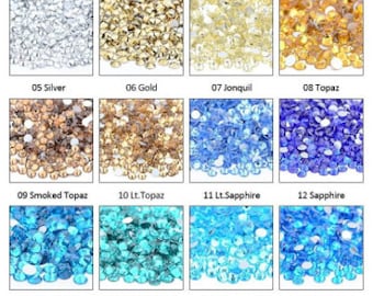 SS16 NON HOTFIX Glass Rhinestones