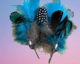 Feather Fur Extension; Dog ear feathers; pet flair; feather extension; pet hair accessories