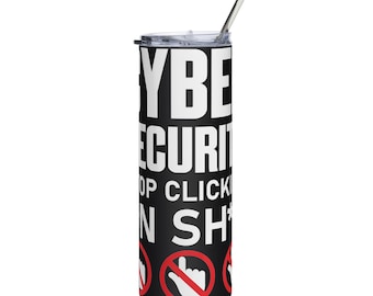 Cyber-Sicherheitsbecher aus Edelstahl