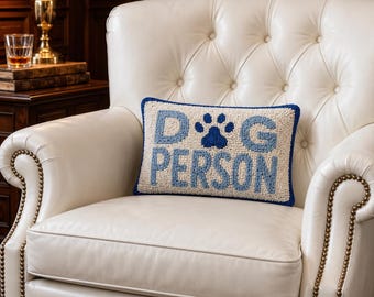 Dog Person Hook Pillow