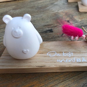 Du bist unentBÄRlich| Geschenk Kollegin|Erzieherin| Pflegerin| Mama| Oma| Gute Seelel| Putzkraft| Kleine Aufmerksamkeit| Danke sagen