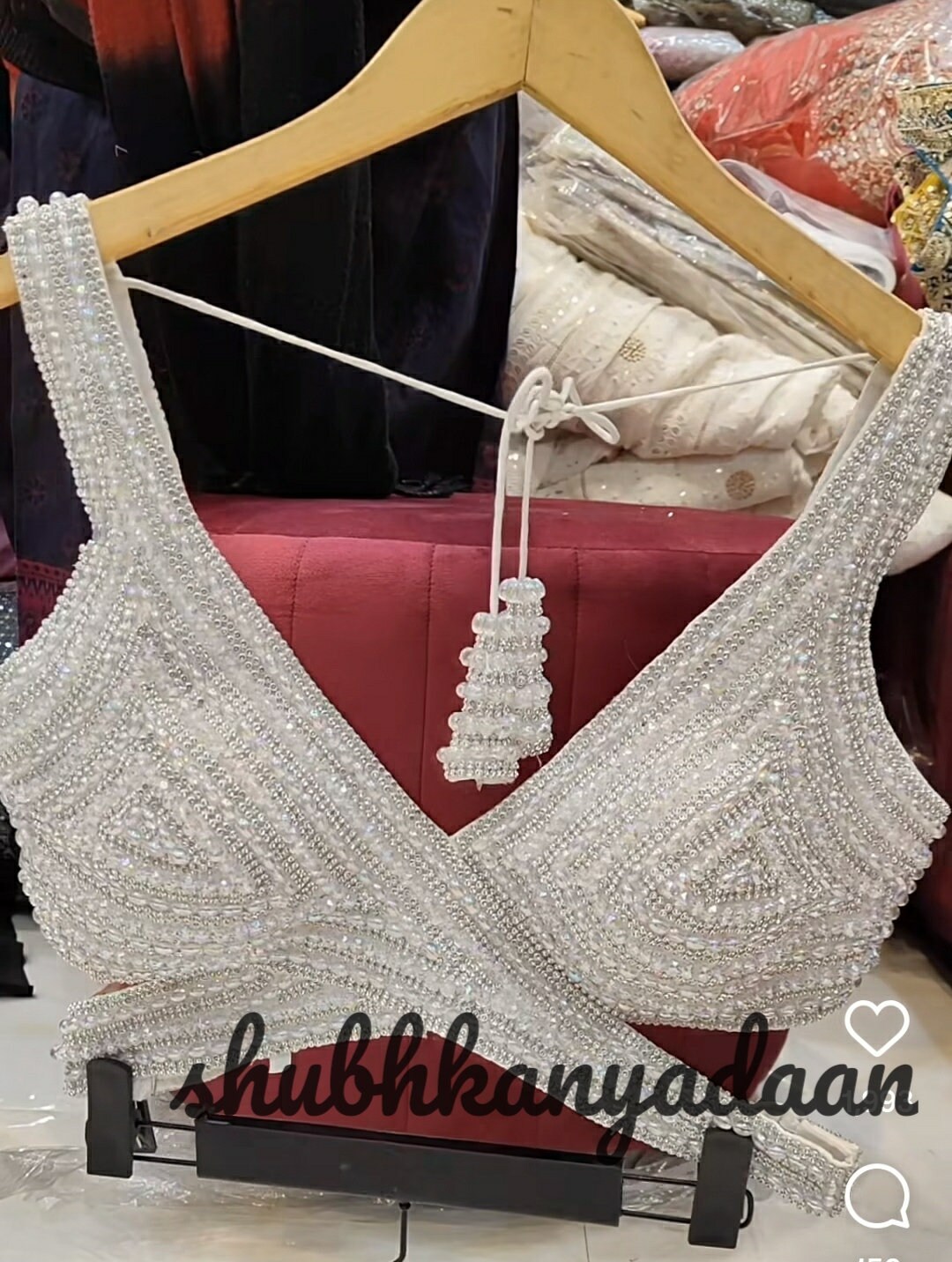 Silver Sabyasachi Deep V Cut Readymade Designer Wedding Wear Bride Saree  Blouse Hand Beaded Women Sari Choli Indian Fabric Tunic Crop Top - Etsy, image size:1080x1432