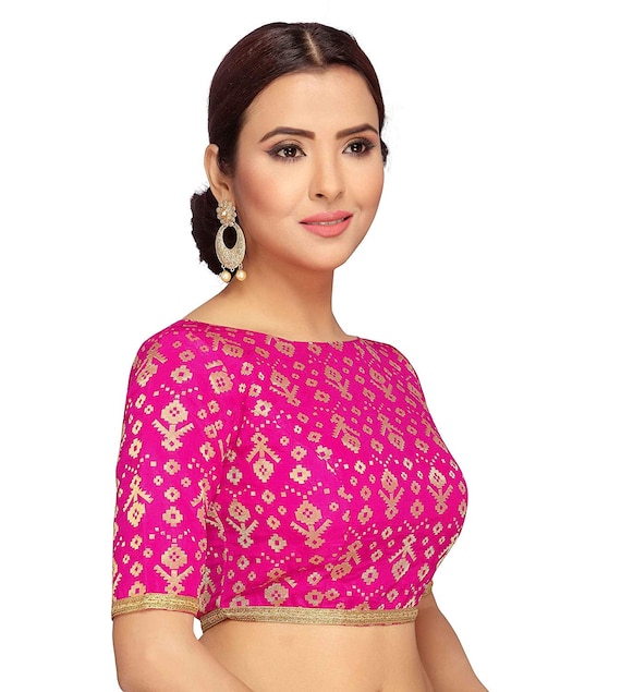 boat neck wedding blouse