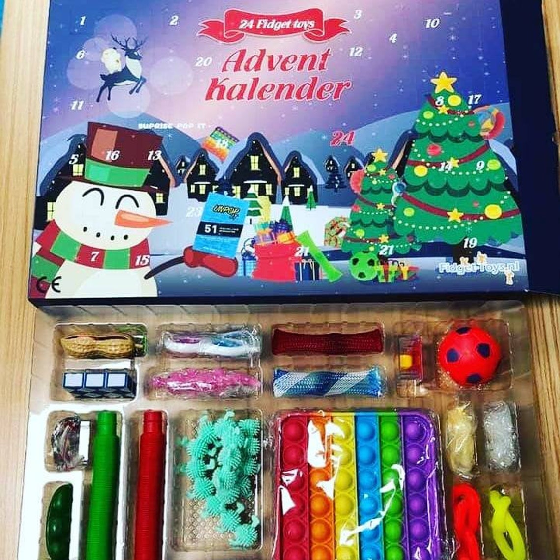 Fidget toys advent calendar sensory toys 2021 advent Etsy