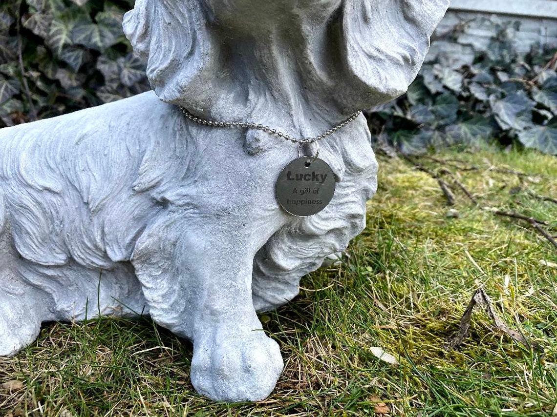 Dachshund Statue Personalized Dog Figure Dachshund Memorial Etsy Israel