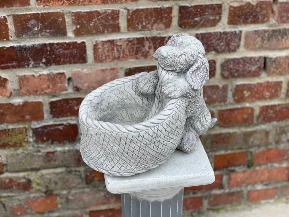 Puppy Statue Dog Memorial Garden Statue Custom Dog Figurine Etsy