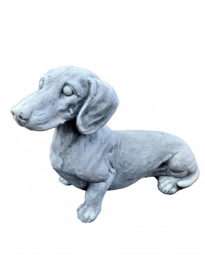 Dachshund Statue Concrete Statue Pet Memorial Dog Statues Etsy