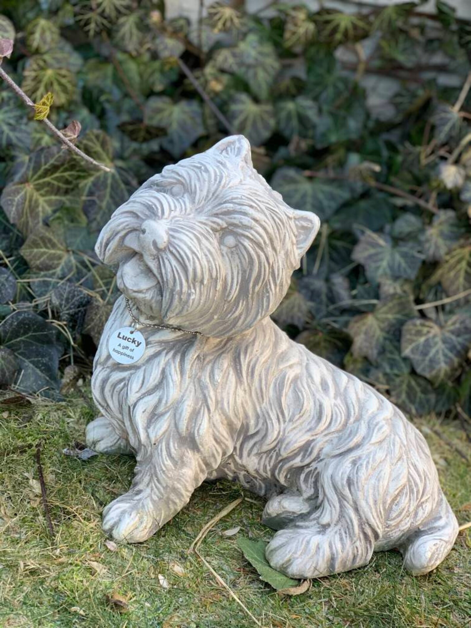 border terrier statue