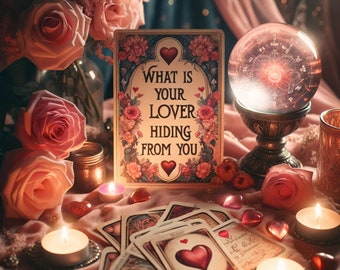 What is he hiding?, Tarot love reading, Psychic intuitive reading, Is he hiding something from me?, Quick answer, Same hour reading