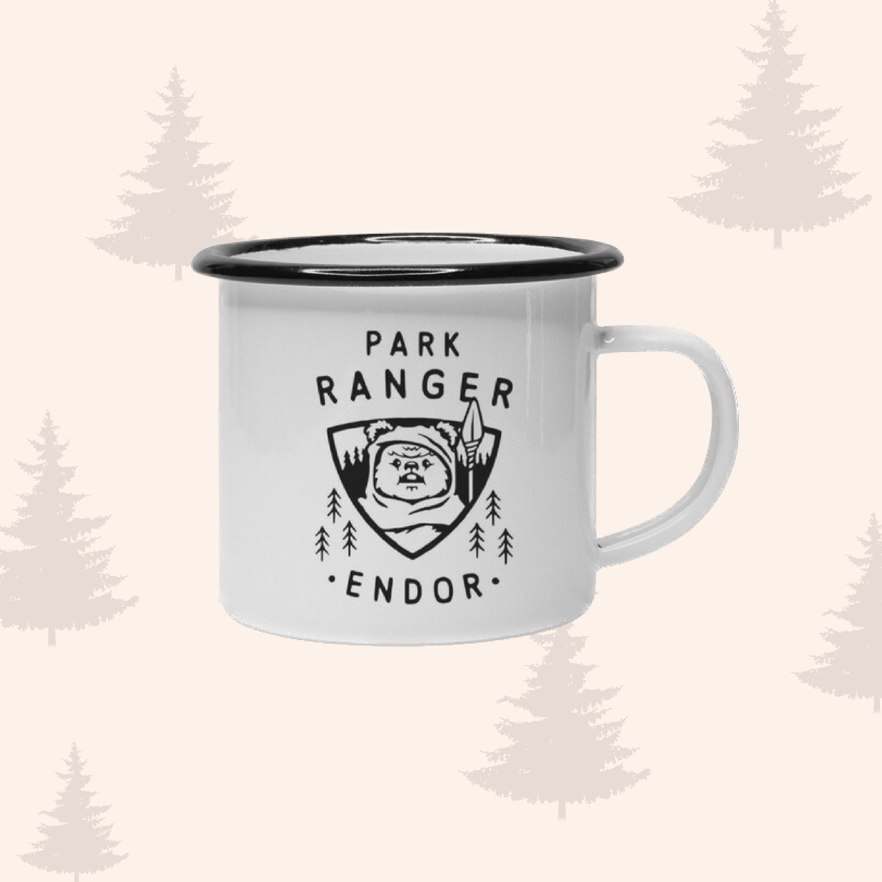 Seven20 Star Wars Camp Endor Retro Mugs, Ewok Forest Camp Of Endor Cups