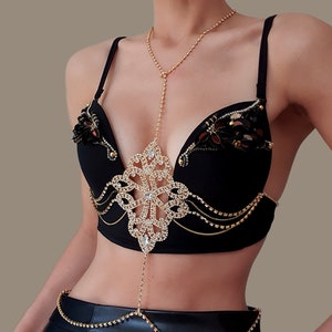 Black festival push-up bustier, unique, one of a kind