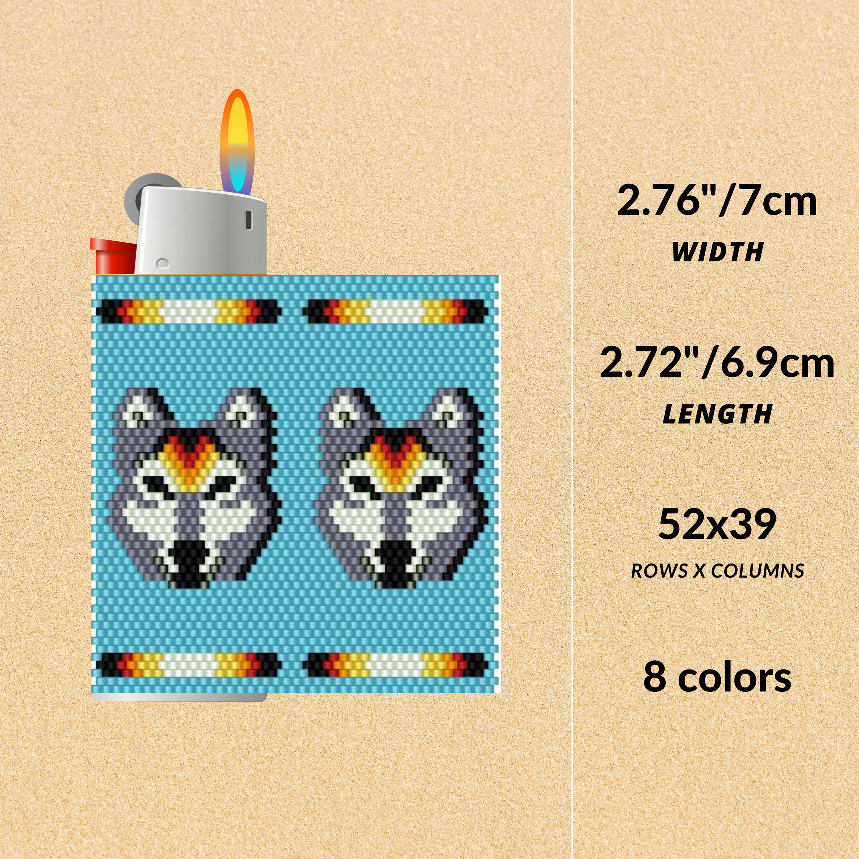 Diy Lighter Cover Pattern, Bic Lighter Cover, Peyote Stitch Pattern, Peyote Pattern, Miyuki Pattern Size 11 Seed Beads - Etsy Diy Lighter Cover Pattern, Bic Lighter Cover, Peyote Stitch Pattern, Peyote Pattern, Miyuki Pattern Size 11 Seed Beads - Etsy