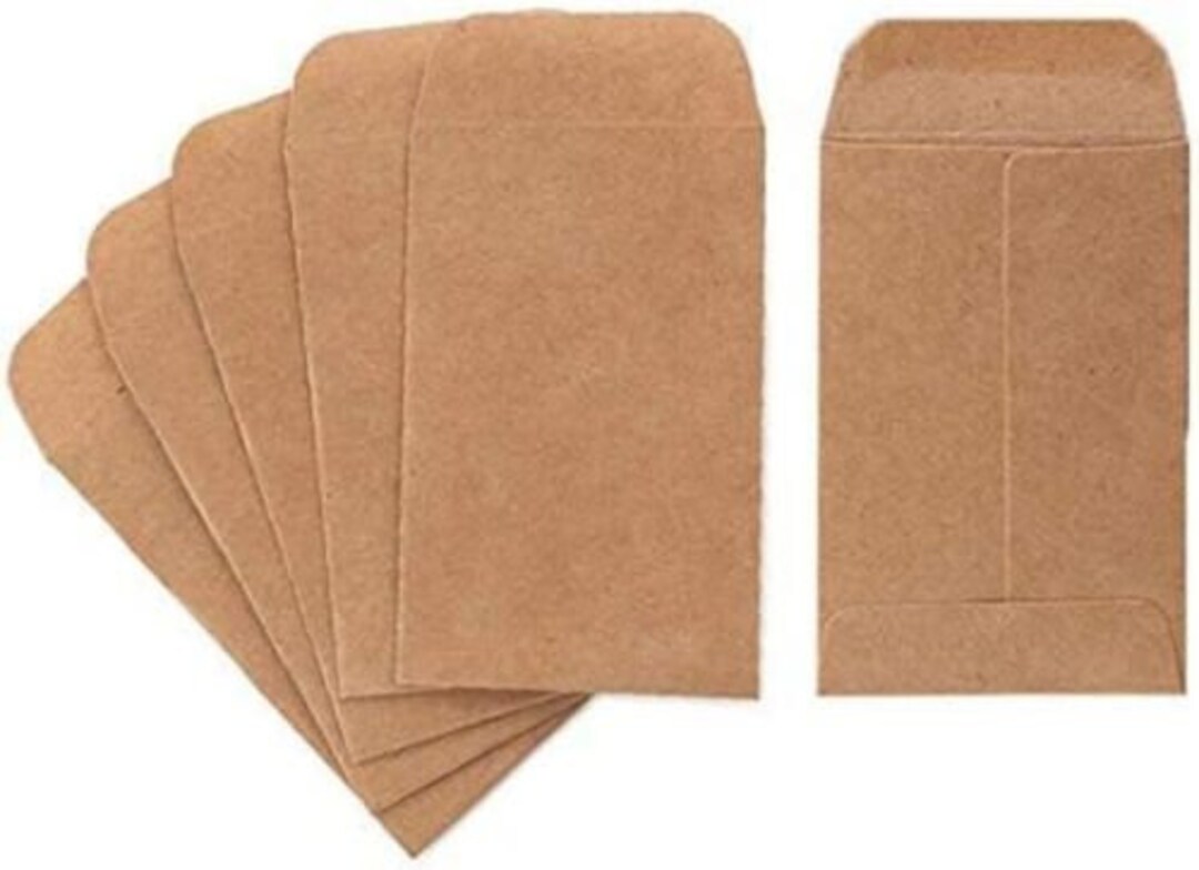Coin and Small Parts Envelopes 100 Pack 2.25x 3.5 Etsy