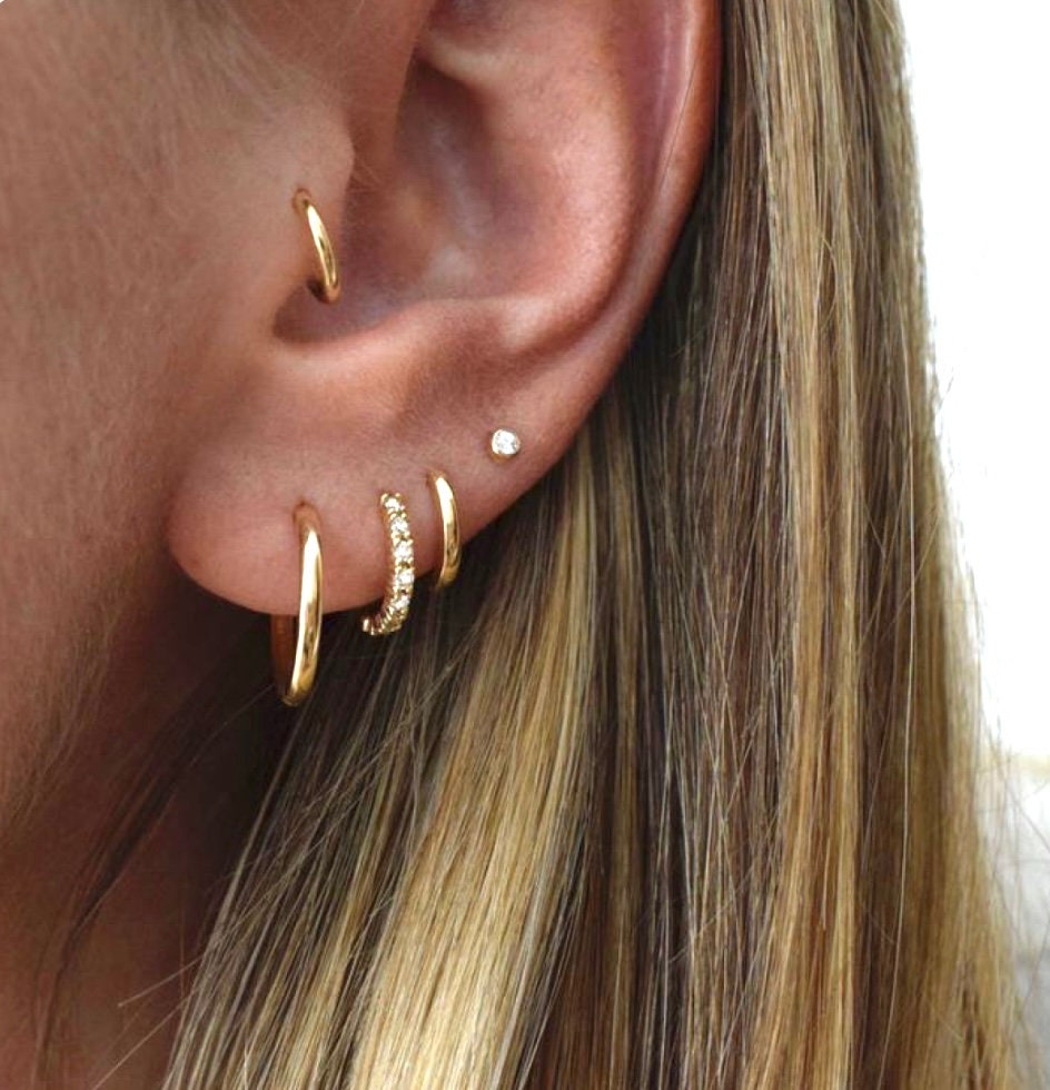 Gold shop ear piercing