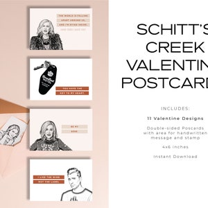Cartes postales de Saint-Valentin de Schitts Creek | Saint-Valentin de Schitt's Creek | Cartes de Saint-Valentin drôles | Saint-Valentin adulte | Saint-Valentin | Moira Rose