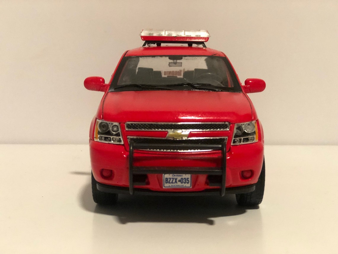 Toronto Fire District Chief Diecast Model Replica Tahoe 1/27 Etsy