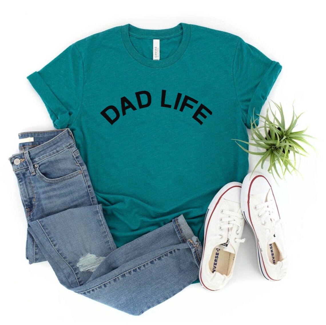 Dad Life T-shirt Dad Life Printed T-shirt Father Shirt Hip | Etsy