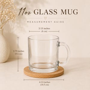 Gift-ready personalised glass mug carefully packaged in eco-friendly shredded paper with thank you card, ideal for gifting to a new mum.