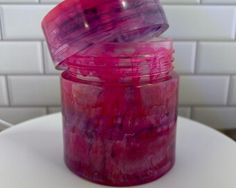 Custom Resin 8oz Jar: Kitchen Organization & Home Decor