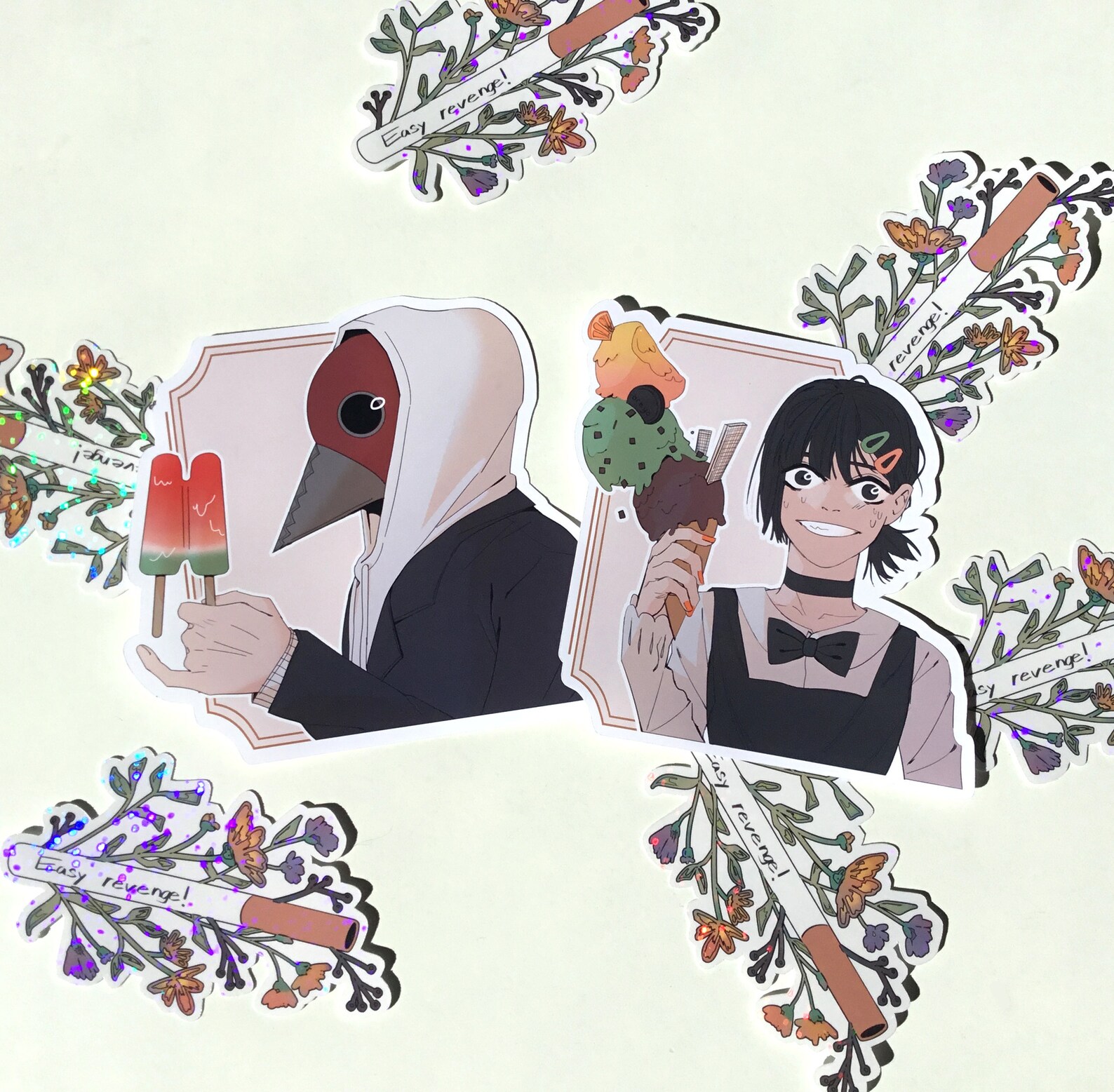 Kobeni et violence Fiend Chainsaw Man autocollants Etsy