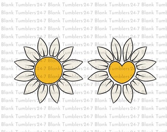 Daisy svg, daisy png, daisy clipart, daisy flower svg, daisy heart flower svg, Cut Files, Cricut, Silhouette
