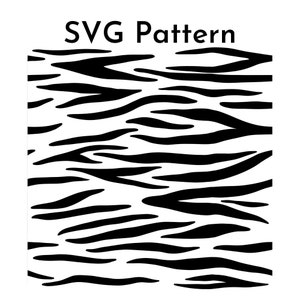 May include: Black and white zebra stripe pattern. The stripes are wavy and create a seamless repeating pattern.