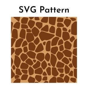 Może przedstawiać: Wzór bez szwów z brązowymi plamami na jasnobrązowym tle. Wzór przypomina skórę żyrafy.