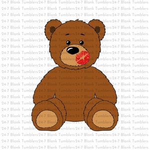 Valentijnsdag beer svg, beer svg, Beer kus svg, teddybeer png, beer clipart, teddybeer clipart, beer png, Cut Files, Cricut, Silhouet