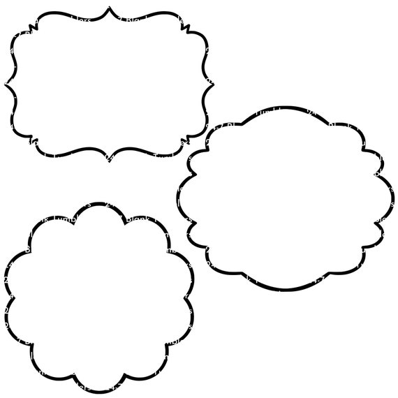 Frame Svg Border Svg Frame Outline Svg Cutout Frame Svg - Etsy