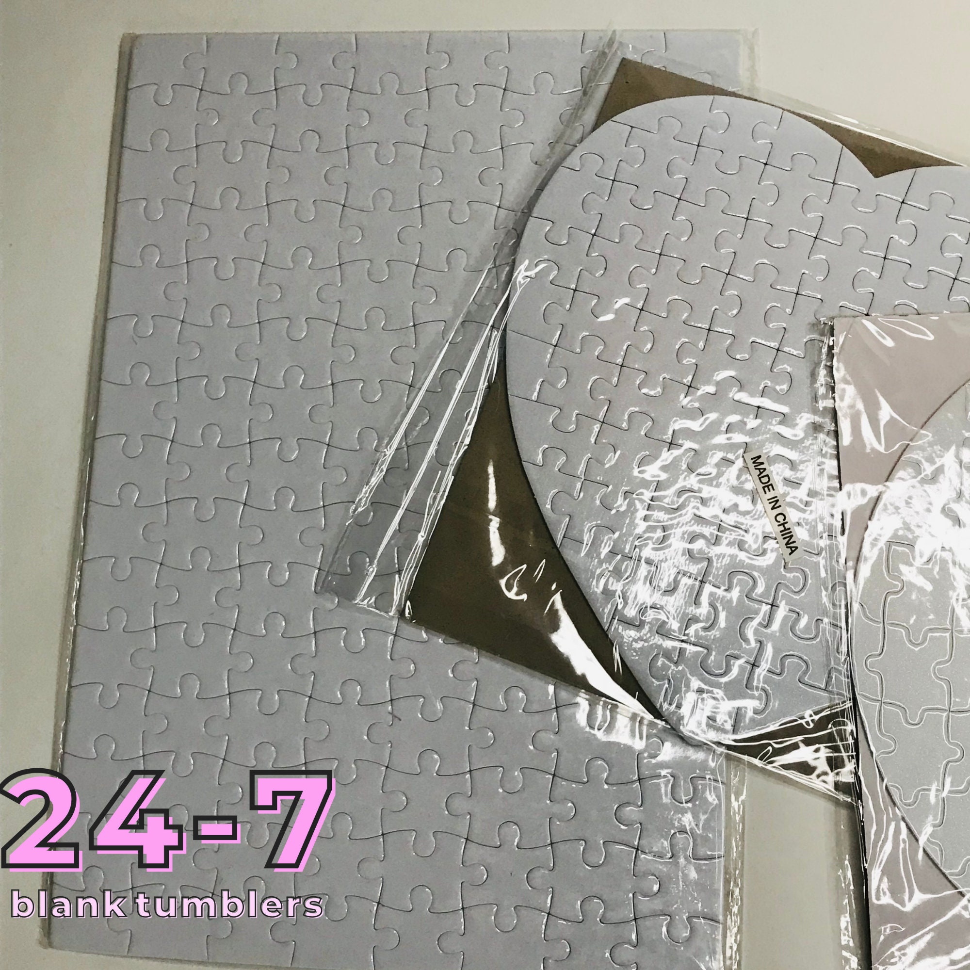 3 Bundle Sublimation Puzzle blanks jigsaw puzzle blank gift Etsy