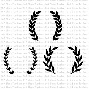 Wreath svg, laurel wreath svg, Laurel svg, Laurel wreath bundle, wreath vector file, laurel vector, cricut cut files, cut files, vinyl svg
