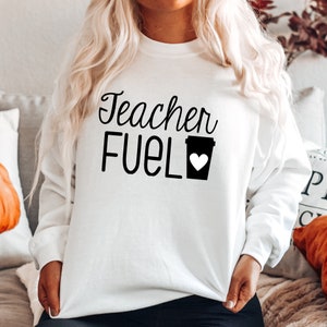 Teachers fuel svg, Shirt design, teacher fuel shirt svg, Sublimation art, teacher clipart, school png, Cut Files, Cricut, Silhouette