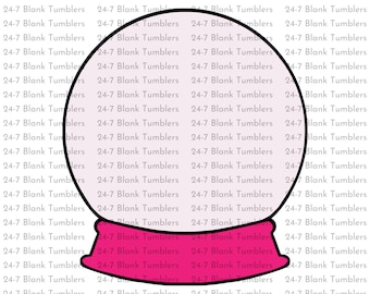 snow globe svg, blank snow globe svg, snow globe clipart, snow globe vector,  cricut cut files, cut files, vinyl svg