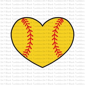 Softball svg, Softball heart svg, sports svg, Softball clipart, Softball vector, sports ball svg, Cut Files, Cricut, Silhouette