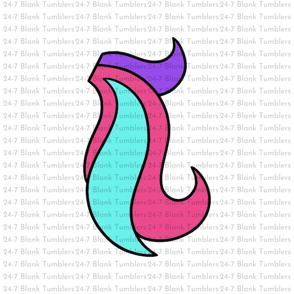 Unicorn tail svg, Unicorn svg, unicorn tail png, unicorn birthday svg, unicorn vector, unicorn clipart, Cut Files, Cricut, Silhouette