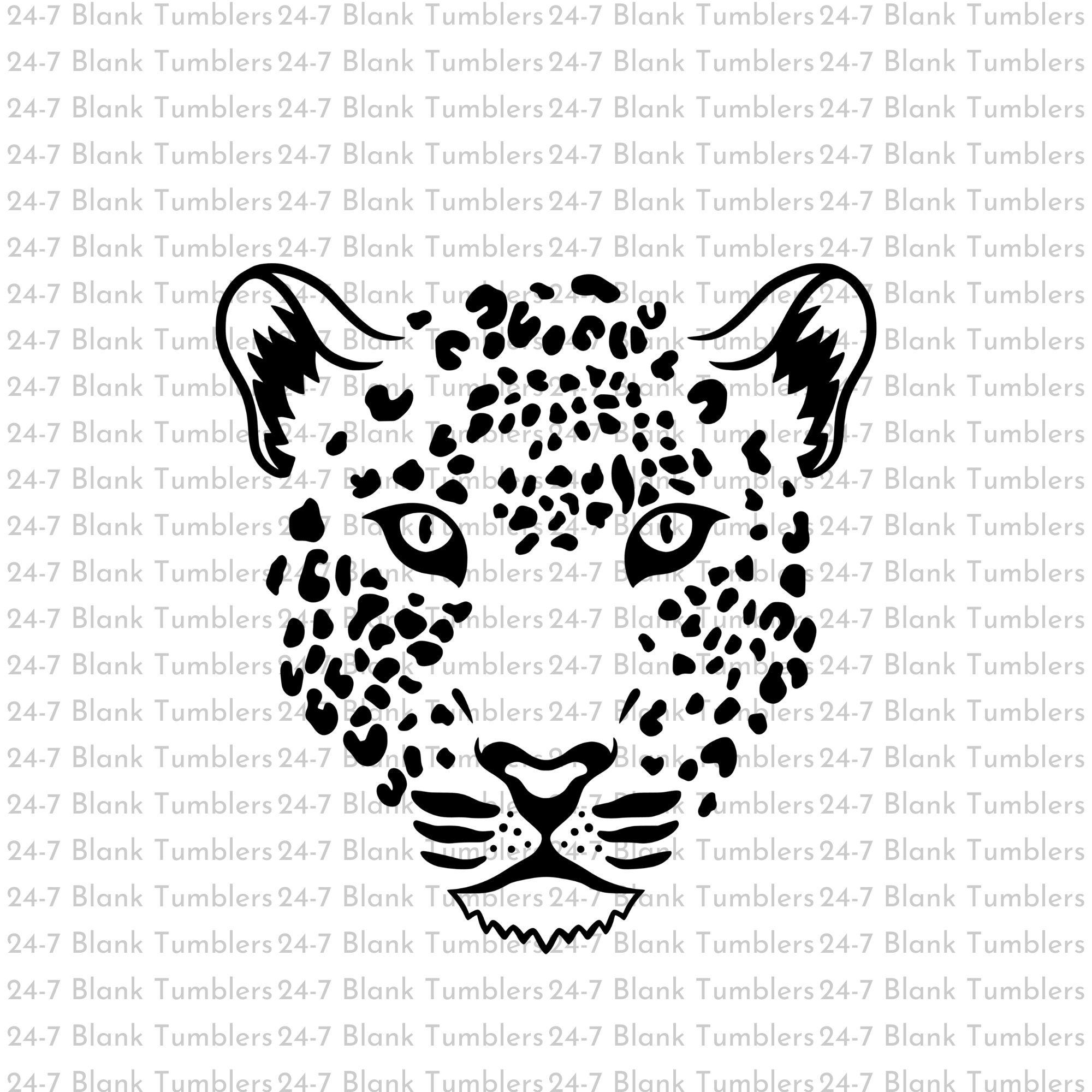 Leopard Face Silhouette