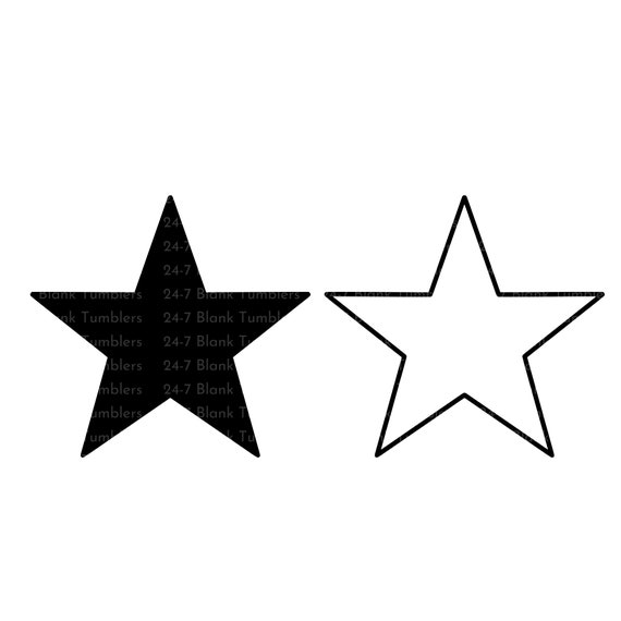 Star Svg Star Cut File Star Outline Svg Star Cricut Cut | Etsy Canada