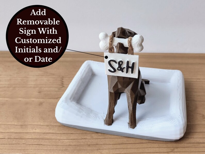 Dog Ring Holder With Dog Bed Ring Dish Unique Ring Holder Etsy