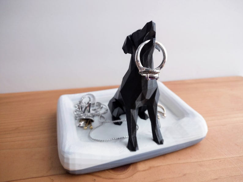 Dog Ring Holder With Dog Bed Ring Dish Unique Ring Holder Etsy