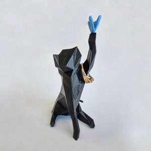 Cat Ring Holder - Unique Cat Decor Ring Stand for Ring Display - 3D printed