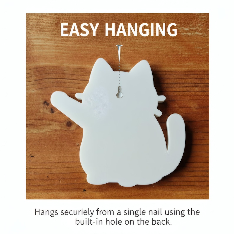 Cat is Inside or Outside Door Sign, 3D Printed Pet Tracker for Cats ...
