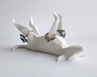 Dog Ring Holder - Unique Ring Holder for Ring Display - 3D printed