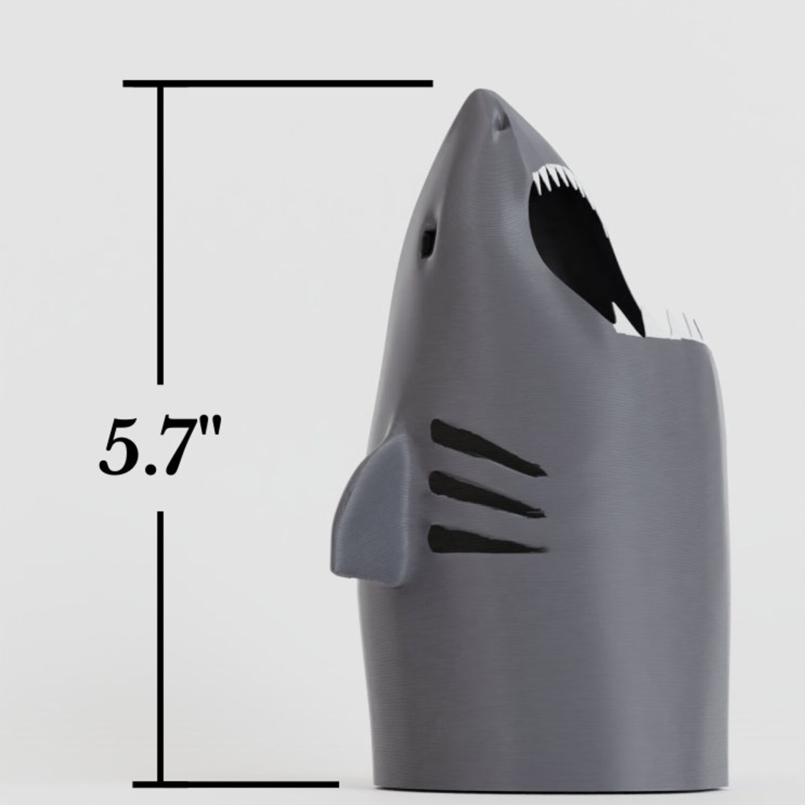 Shark Toothbrush Holder 3D Printed and Hand Painted Kids Etsy