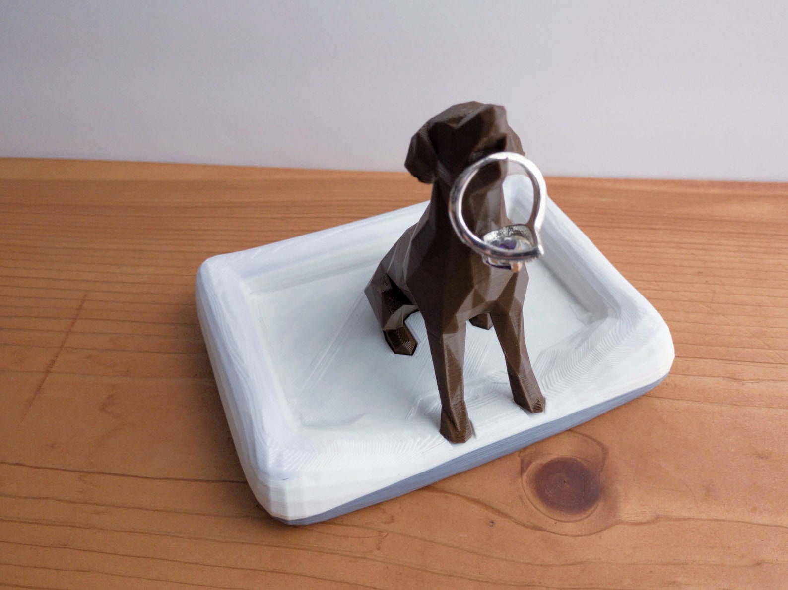 Dog Ring Holder With Dog Bed Ring Dish Unique Ring Holder Etsy