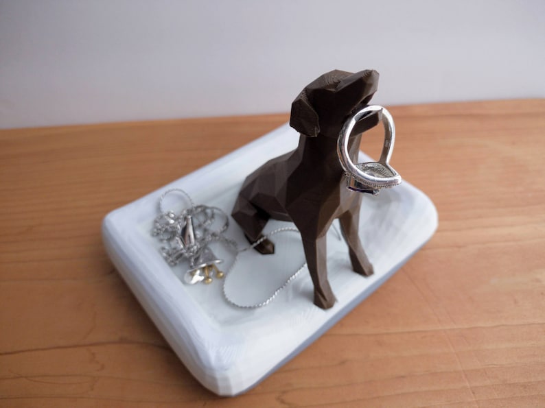Dog Ring Holder With Dog Bed Ring Dish Unique Ring Holder Etsy